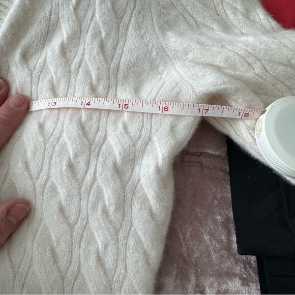 J Crew Cashmere Cream Cardigan Sz S - Picture 7 of 8